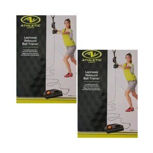 Athletic Works Lacrosse PVC Catch, Scoop, and Shoot Trainer, Black, Pack 2